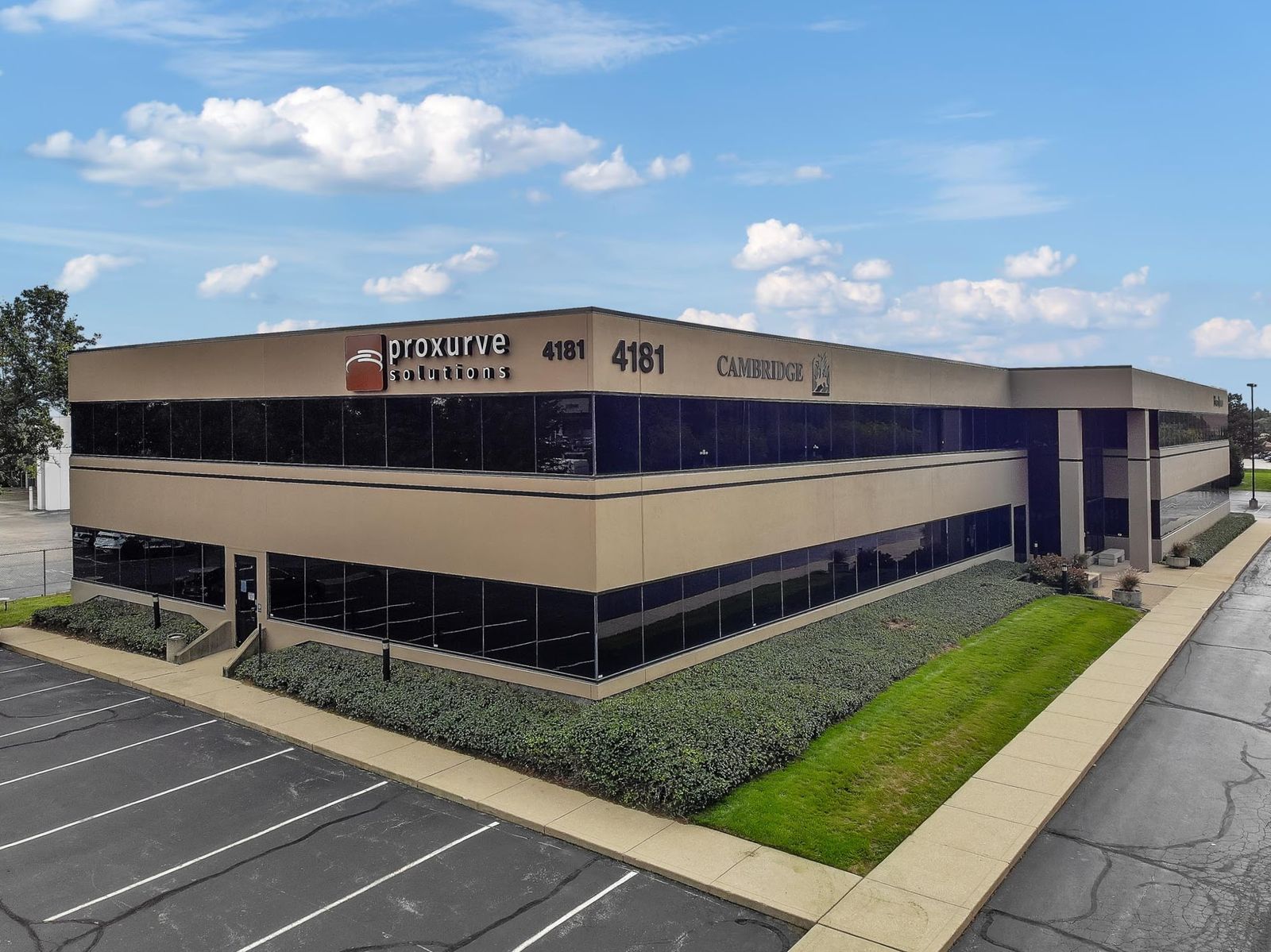 The Proxurve Solutions building in Indianapolis, where the helpdesk works