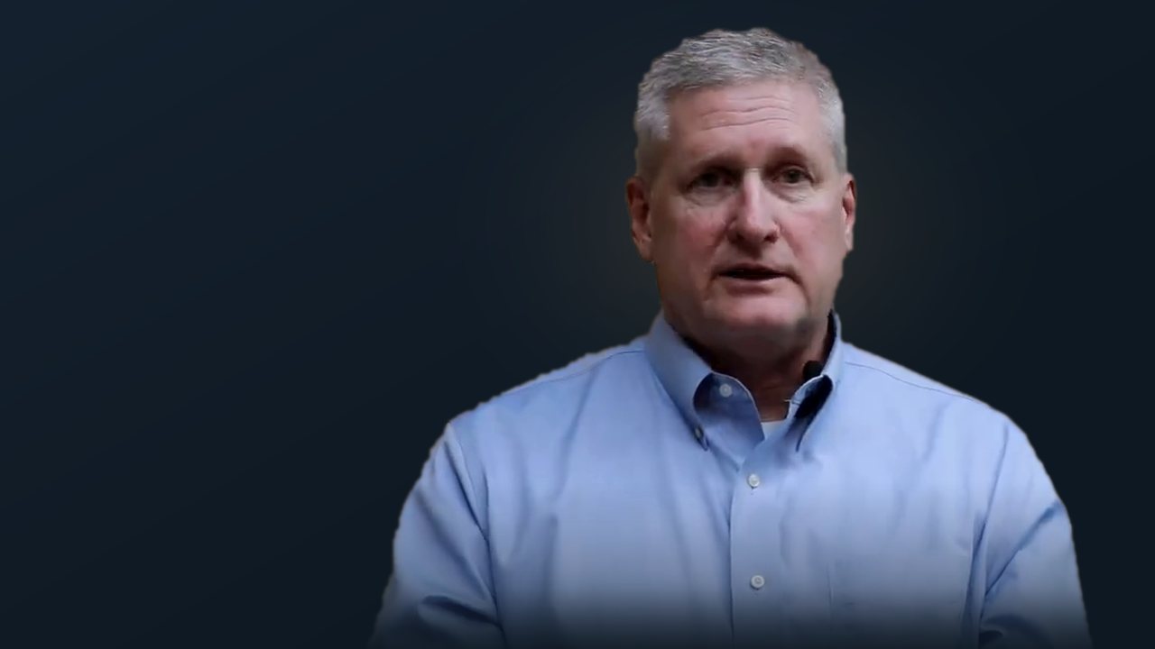 Steve Orander, President, on the cover of the Proxurve Solutions video about their engagement process